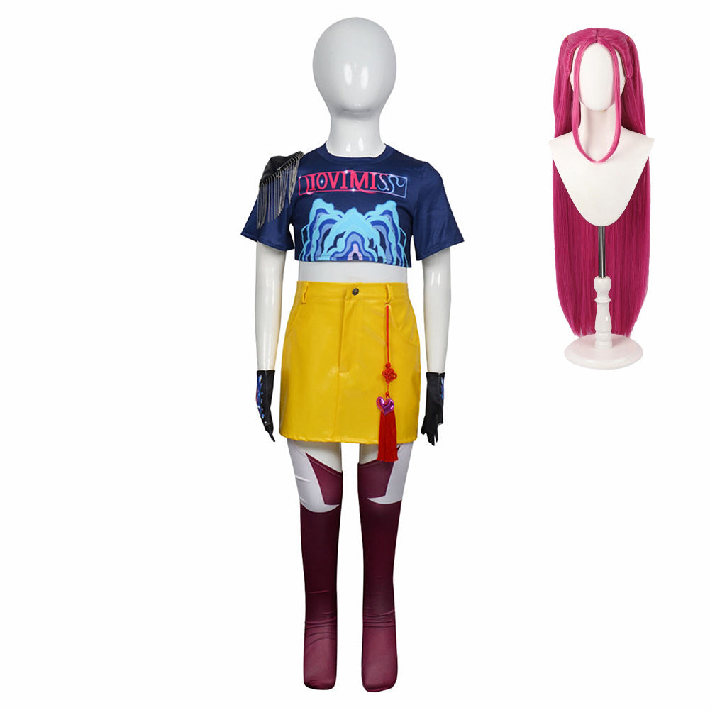 Costume De Cosplay Jaune Avec Bonnet, Gants, Lunettes Et Bretelles, Pour Adultes Et Enfants, Déguisement De Dessin Animé