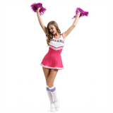 Déguisement Femme Pom Pom Girls Cheerleading Tenue Costume Pour la Danse