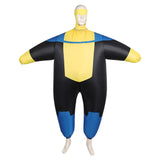 Déguisement Invincible Saison 3(2025) Mark Grayson Gonflable Combinaison Jaune/Bleue Costume d'Halloween
