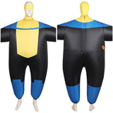 Déguisement Invincible Saison 3(2025) Mark Grayson Gonflable Combinaison Jaune/Bleue Costume d'Halloween