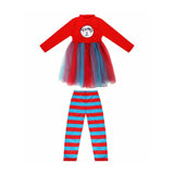 Déguisement Thing One+Thing Two Le Chat Chapeauté Tenue Rouge Enfant pour Journée Mondiale du Livre