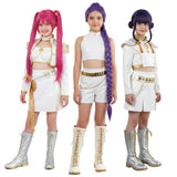 Déguisement Enfant KPop Demon Hunters Huntrix Rumi Mira Zoey What It Sounds Like Tenue Costume
