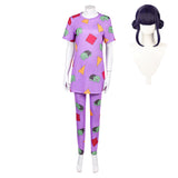 Déguisement Enfant&Femme KPop Demon Hunters Huntrix Zoey Pyjama Violet Costume