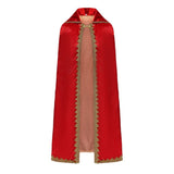 Déguisement Manteau du Roi Rouge+Couronne Costume Pour Halloween