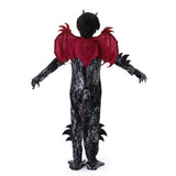 Déguisement Garçon Dragon Dinosaure Combinaison Rouge/Bleu pour Halloween