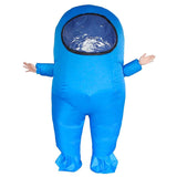 Déguisement Adulte Gonflable d'Extraterrestre Coloré Pour Halloween