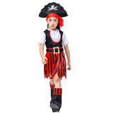 Déguisement Tenue de Pirate Pour Fille Costume d'Halloween Carnaval