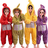 Déguisement Enfant Les Télétubbies Pilou Pilou Costume en Groupe Pour Halloween