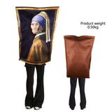 Déguisement Mona Lisa Cosplay Costume Carnaval d'Halloween