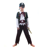 Déguisement Tenue de Pirate Médiéval Pour Enfant Costume d'Halloween Carnaval