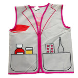 Déguisement Enfant Gilet de Pompier/Police/Médecin Uniforme Professionnel Costume