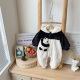 Déguisement Enfant Bébé Panda Crawlwear Costume pour Halloween