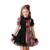 Déguisement Fille Tenue de Clown Joker Effrayant de Cirque Pour Halloween