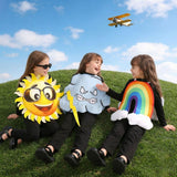 Déguisement Enfant Nuage/Arc-en-ciel/Flocon de Neige/Cache-nuage Tenue de Scène