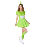 Déguisement Femme Les Télétubbies Tenue de Robe Costume en Groupe Pour Halloween