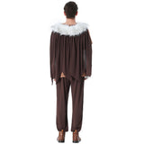 Déguisement Guerrier Viking Médiéval Tenue Marron pour Adulte et Enfant