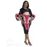 Déguisement Enfant Adulte Organes Humains Costume Pour Halloween