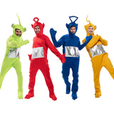 Déguisement Adulte Les Télétubbies Combinaison Costume en Groupe Pour Halloween