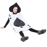 Déguisement Cartes à Jouer Costume Couvre+Couvre-chef Tenue Adulte et Enfant