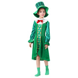 Déguisement Fille Robe Idéal Pour L'été Et La Fête de La Saint-Patrick Costume