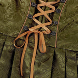 Déguisement Robe Traditionnelle Bavaroise Verte Allemande Femme
