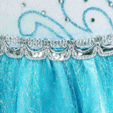 Déguisement Fille La Reine des Neiges Elsa Princesse Robe Costume Carnaval