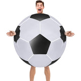 Déguisement Adulte Gonflables Drôles de Football et de Rugby Pour Halloween