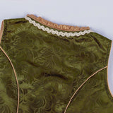 Déguisement Robe Traditionnelle Bavaroise Verte Allemande Femme