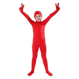 Déguisement Enfant Combinaison de Couleur Unie Costume d'Halloween