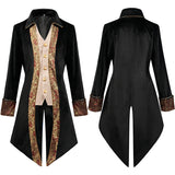 Déguisement Adulte Médiéval Victorien Tuxedo Veste Costume Epoque Louis XIV Ver.B