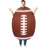 Déguisement Adulte Gonflables Drôles de Football et de Rugby Pour Halloween