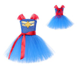 Déguisement Fille Wonder Woman TuTu Robe Costume pour Carnaval