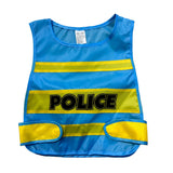 Déguisement Enfant Gilet de Pompier/Police/Médecin Uniforme Professionnel Costume