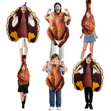 Déguisement Enfant&Adulte Ensemble Amusant de Turquie pour Thanksgiving