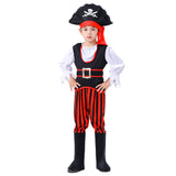 Déguisement Tenue de Pirate Pour Enfants Pour Garçons Costume Halloween Carnaval