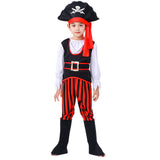 Déguisement Tenue de Pirate Pour Enfants Pour Garçons Costume Halloween Carnaval