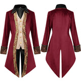 Déguisement Adulte Médiéval Victorien Tuxedo Veste Costume Epoque Louis XIV Ver.B