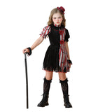 Déguisement Fille Tenue de Clown Joker Effrayant de Cirque Pour Halloween