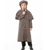 Déguisement Détective Sherlock Holmes Tenue Brune Garçon pour Journée Mondiale du Livre