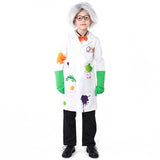 Déguisement Homme de Science Fou Veste+Robe Tenue Enfant pour Journée Mondiale du Livre