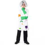 Déguisement Homme de Science Fou Veste+Robe Tenue Enfant pour Journée Mondiale du Livre