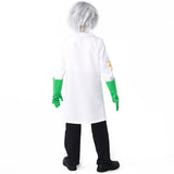 Déguisement Homme de Science Fou Veste+Robe Tenue Enfant pour Journée Mondiale du Livre