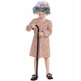 Déguisement Grand-mère Robe à Fleurs Costume Spectacle Fille pour Journée Mondiale du Livre