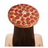 Accessoire Adulte Chapeau Imprimé Numériquement Pizza pour Halloween Carnaval