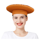 Accessoire Adulte Chapeau Imprimé Numériquement Pizza pour Halloween Carnaval