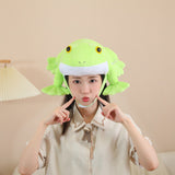 Accessoire Adulte Grenouille Chapeau Couvre-chef Vert pour Halloween Carnaval