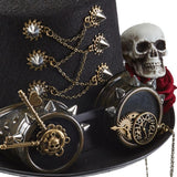 Accessoire Adulte Steampunk Lolita Chapeau Noir Gothique