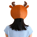 Accessoire Bonnet de Renne au Nez Rouge de Noël Femme