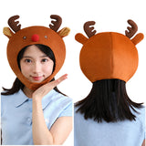 Accessoire Bonnet de Renne au Nez Rouge de Noël Femme