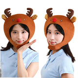 Accessoire Bonnet de Renne au Nez Rouge de Noël Femme